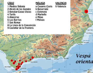 Impacto de Vespa orientalis en Cádiz y Málaga