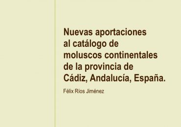 Actualización del catálogo de moluscos continentales de Cádiz